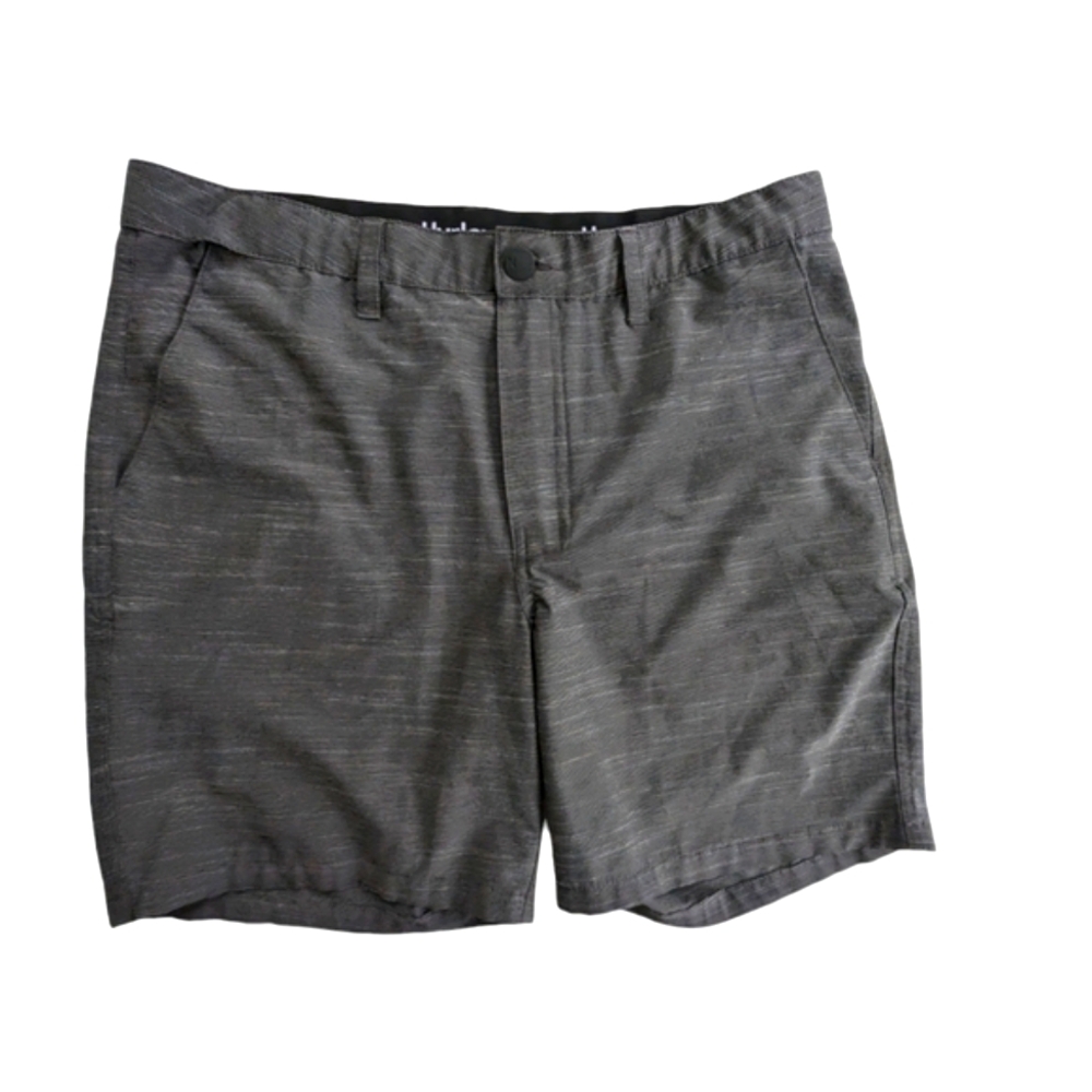 Hurley Men's Gray Board Shorts Size 34 Swim Shorts Preppy Beachwear